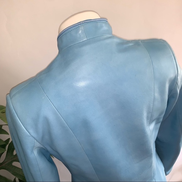 l e a t h e r :: Stunning Unique Spanish Fitted Leather Jacket - Picture 13 of 15